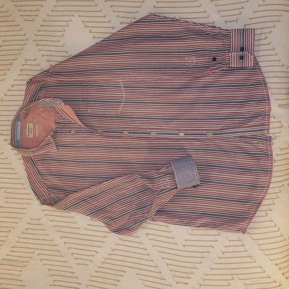 Tommy Bahama Jeans Island Crafted  Men's Large Long Sleeve Shirt